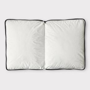 Дорожная подушка трансформер с пуховым наполнителем 33x45 Travel Pillow Grass Black - Черная - Фото 3