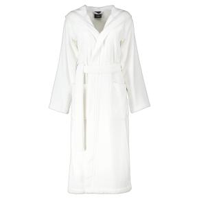 Халат женский махровый немецкий с капюшоном Cawo Uni 827 XL (48/50 европейский размер) 67 - Белый