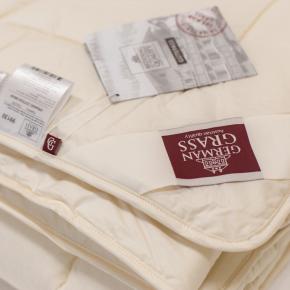 Одеяло натуральное 200х200 Organic Cotton Grass лён / хлопок  - всесезонное от German Grass