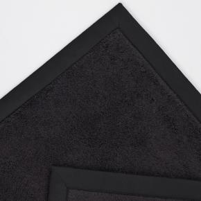Коврик махровый для ванны премиум 80х100 Adour Nero Черный от Claire Batiste Atelier (Клэр Батист Ателье) 