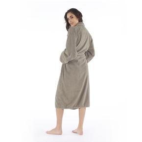 Халат элитный с длинным рукавов Aire L/XL 100% хлопок органический Vapour Дым от Hamam (Хамам)