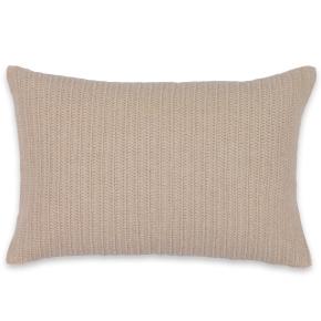 Подушка декоративная шерстяная текстурная вязка Альпака 40x60 Alpaca Texture - Бежевый