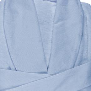 Халат дорогой египетский хлопок Amigo XXL 330 - Голубой