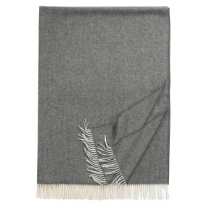 Плед из шерсти ягненка меланж 130x200 Бостон 102 Холодный Серый Eagle Products (Игл Продактс)