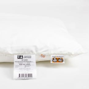 Подушка детская гипоаллегенная 40х60 Baby 95C Grass синтетика - мягкая (200 гр.) детально этикетка