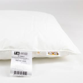 Подушка детская гипоаллегенная 40х60 Baby 95C Grass тенсель / хлопок / синтетика - мягкая (200 гр.) поот German Grass