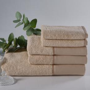 Полотенце красивое 40х40 Brise Claire Batist Atelier - Персиковое