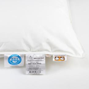 Комплект детский премиум подушка и одеяло (40х60 + 100x150) Baby Snow Grass 100% пух белый