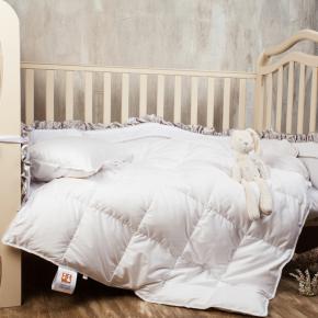 Комплект детский подушка и одеяло (40х60 + 100x150) Baby Snow Grass 100% пух белый