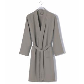 Халат вафельный легкий кимоно унисекс Calamus L/XL - Дым от Hamam премиум турция