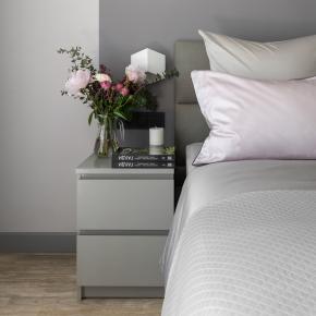 Покрывало премиум стежка ромбом 260x280 CNV - Серо-бежевое от Claire Batiste Atelier