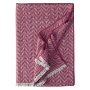 Плед шерстяной елочка 130x195 Колорадо 106 - МалиновыйEagle Products (Игл Продактс) 