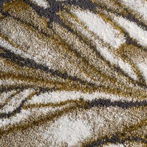 Коврик Abyss Habidecor с переливами махровый для ванны 70х120 Diane (Диана) 800 - Золото с блестками