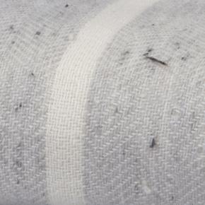 Полотенце в крапинку двустороннее (гладкотканое / махра) 76х142 Estiva - Слоновая кость / Серый