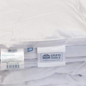 Одеяло с бортиком объемное 200х200 White Family Down 100% пух - теплое (1000 гр.) - Фото 2
