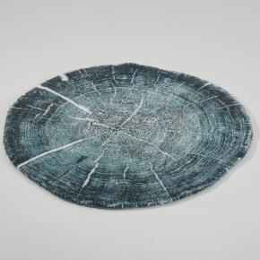 Коврик под дерево состаренное d-95 Fossil Фоссил - 325 Бирюзовый