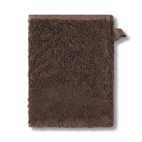 Рукавичка Hamam махровая льняная для душа и бани 16х21 Galata Plain Soft - Коричневая