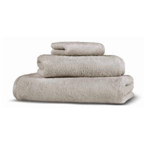 Полотенце хлопок с модалом махровое большое банное 100х150 Glam - Бежевое