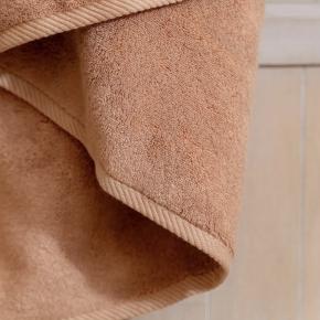 Полотенце нежное хлопок с модалом для чувствительной кожи тела 70х140 Glam - Темно-оранжевая