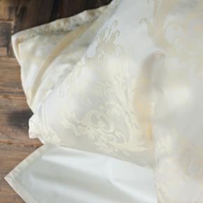 Постельное белье хлопковое жаккард семейное (150х200 - 2 шт) Golden Palette Grass - Золотистое
