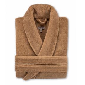 Халат охра элитный унисекс банный махровый премиум класса Heritage Hamam S - Тёмно-карамельный