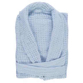Халат вафельный Поусада M 100 от Abyss & Habidecor (Абисс и Хабидекор) Powder blue - Голубой