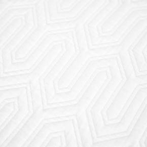 Покрывало дорогое с орнаментом 150x200 Klee - Белый от Claire Batiste Atelier (Клэр Батист Ателье)