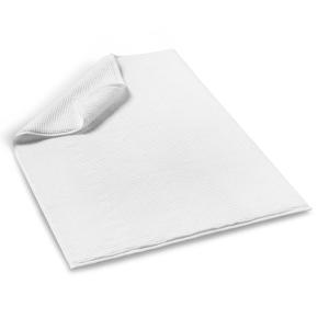 Коврик рифленый в полоску махровый 60х90 Slim Ribbed Белый (Слим Риббед) от L'appartement (Лаппартмент)
