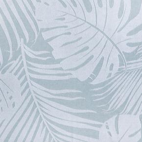 Полотенце для пляжа жаккард Пальмовые листья 100х180 Leaves Jacquard - Бирюзовое