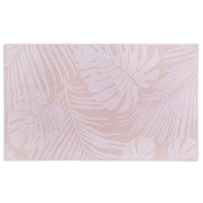 Полотенце для пляжа жаккард Пальмовые листья 100х180 Leaves Jacquard - Коралловое