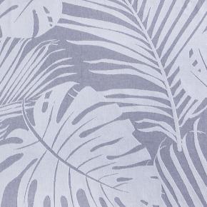 Полотенце пляжное жаккард Пальмовые листья 100х180 Leaves Jacquard - Синее