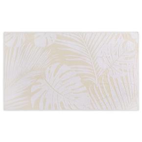 Полотенце для пляжа жаккард Пальмовые листья 100х180 Leaves Jacquard - Пшеничное