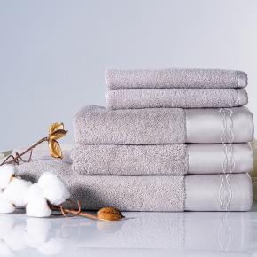 Полотенце красивое 50х80 Loire Claire Batist Atelier - Серый