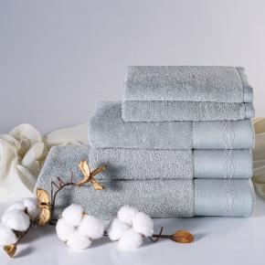 Полотенце красивое 40х40 Loire Claire Batist Atelier - Зеленый Светлый