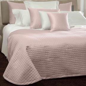 Покрывало стеганое хлопок 100% Италия 180x260 Мазаччо Masaccio 203 Rosa Quartz - Розовый кварц