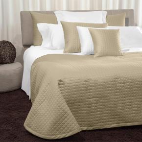 Покрывало стеганое хлопок 100% Италия 270x260 Мазаччо Masaccio 040 Taupe - Тауп