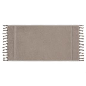 Полотенце дорогое премиум тонкое махровое для рук 50х100 Meyzer Tassels - Дым от Hamam