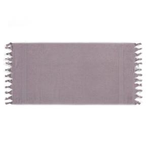Полотенце с кисточками тонкое махровое для рук 50х100 Meyzer Tassels - Лаванда