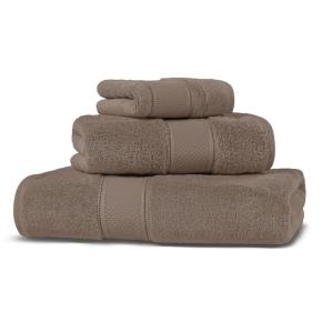 Полотенце тенсель хлопок высокой плотности 30х40 Mineral - Коричневое