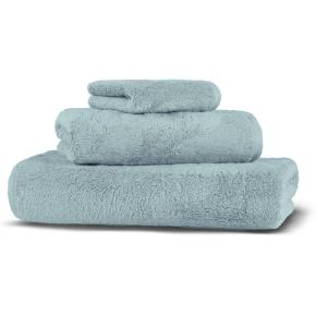 Салфетка премиум махровая для лица и рук 30х40 Glam - Голубой от Hamam (Хамам) шелковистая и блестящая