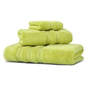 Полотенце премиум класса впитывающее мягкое высокой плотности хлопок 100% 30х40 Nova - Салатовое