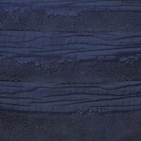 Полотенце впитывающее пушистое высокой плотности хлопок 100% 30х40 Nova - Темно-синее