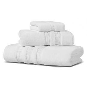 Полотенце впитывающее объемное высокой плотности хлопок 100% 30х40 Nova - Белое