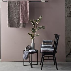 Полотенце красивое с жаккардовым узором 30х40 Patara Hamam - Лаванда