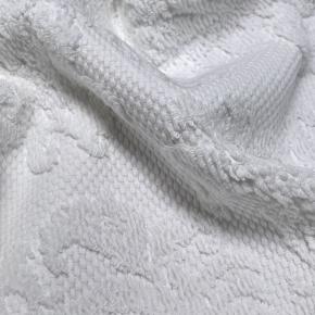 Полотенце турецкое красивое с жаккардовым узором 50х100 Patara - Белое