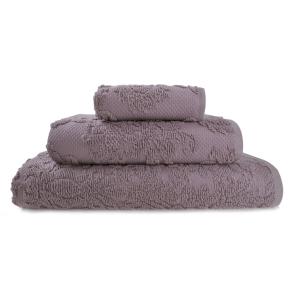 Полотенце хлопковое красивое с жаккардовым узором 70х140 Patara - Лаванда