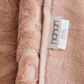 Полотенце элитное жаккард премиум махровое 50х100 Penna Solid Jacquard - Пыльно-розовое