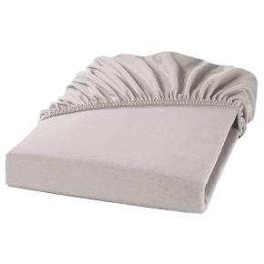 Простыня на резинке перкаль 200 ТС хлопковая 160х200х45 Percale - Серый