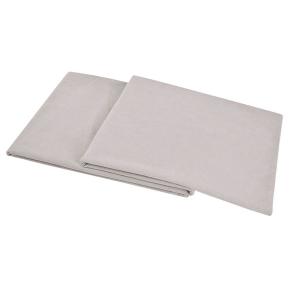 Простыня перкаль 200 ТС хлопковая 270х310 Percale - Серая
