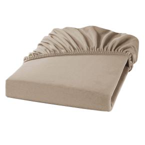 Простыня на резинке перкаль 200 ТС хлопковая 160х200х45 Percale - Дым